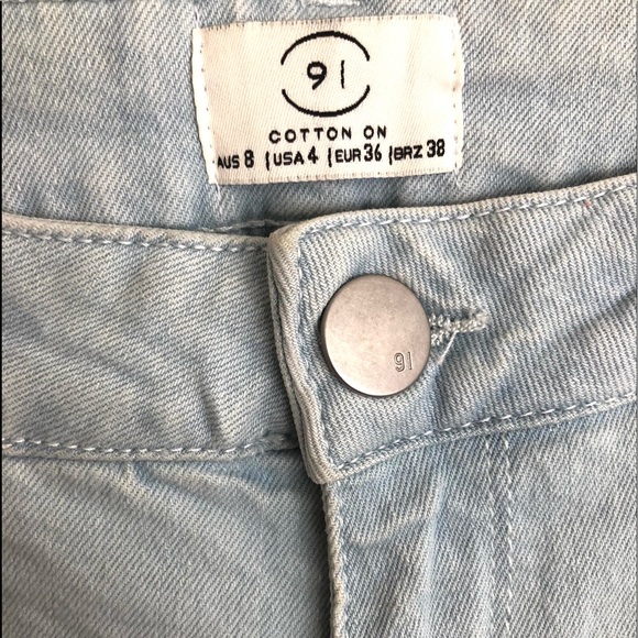 Cotton On Jeans Sz 8 High Rise Stretch Skinny Leg - Picture 3 of 9